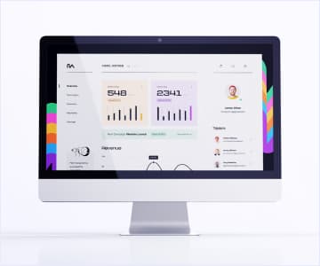 Monitor with some information